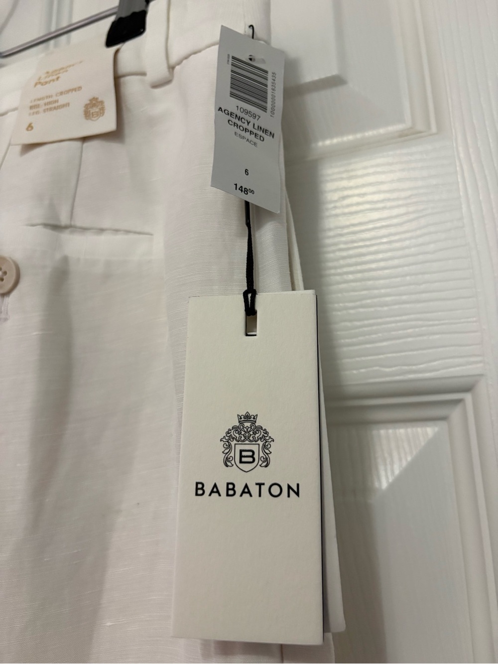Aritzia Babaton Agency Linen pants cropped - Picture 5 of 10